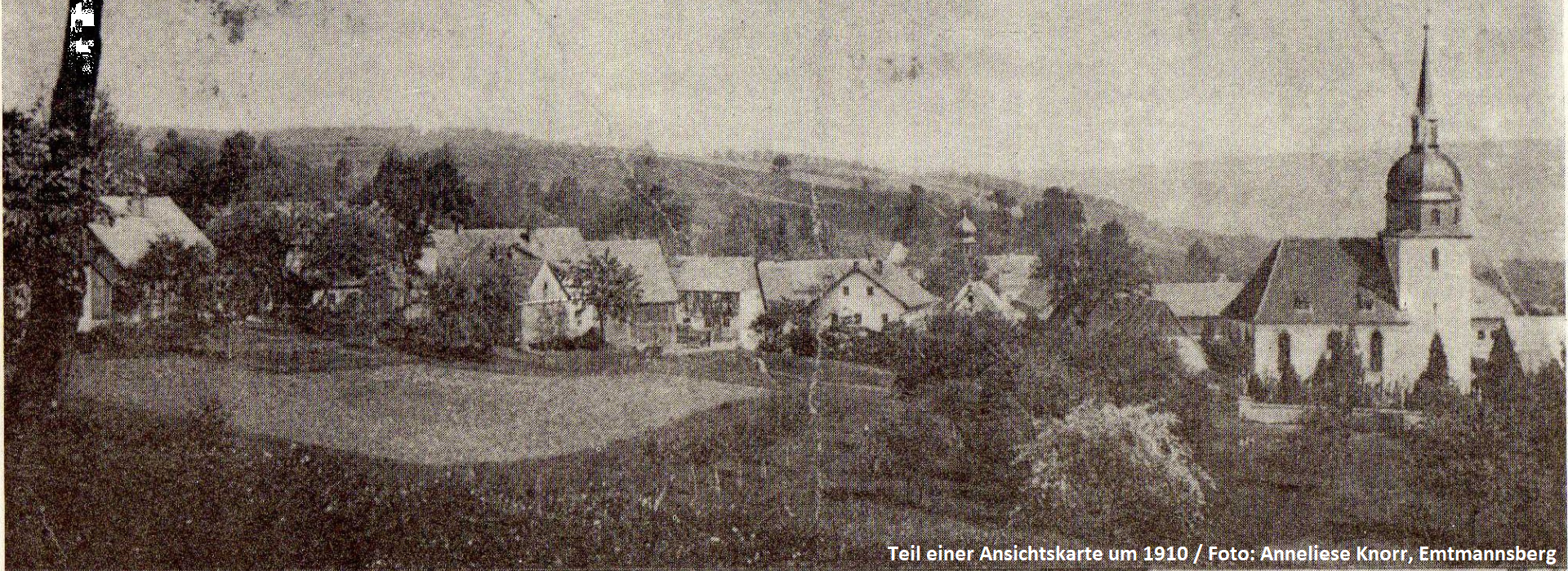 Alte Ansichtskarte Emtmannsberg Foto Frau Anneliese Knorr